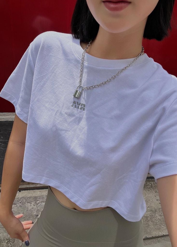 Áo thun COMFY CROPTOP White