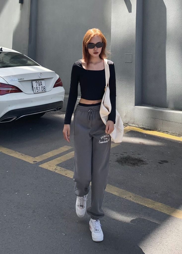 Quần OVERSIZED JOGGER Dark Grey