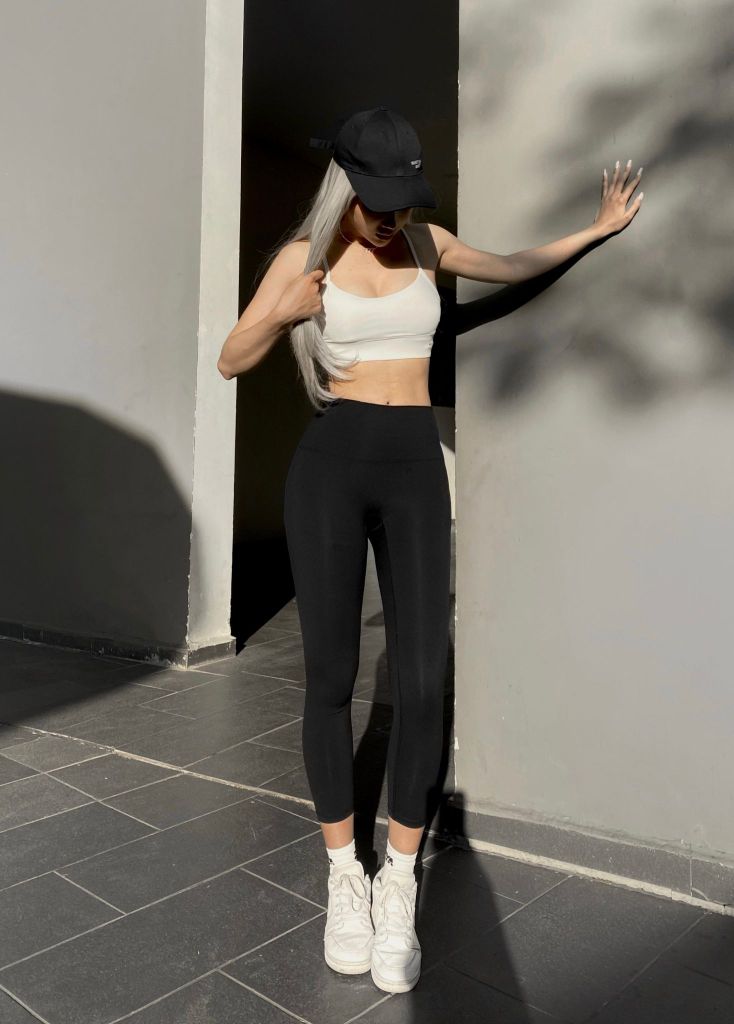 Quần MEDIUM LEGGING Black