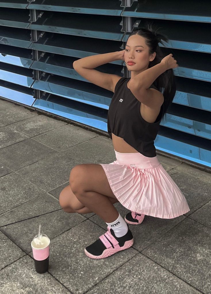 Chân váy FLOW SKIRT Baby Pink