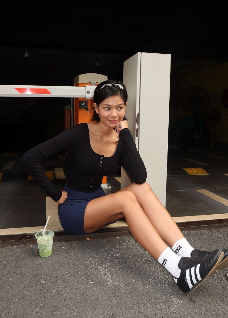 Quần MEDIUM BIKER Navy