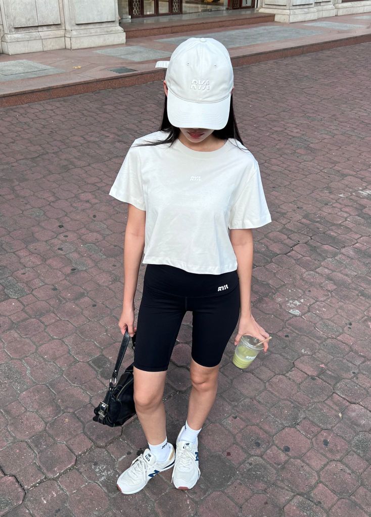 Áo thun COMFY CROPTOP Smokey Grey