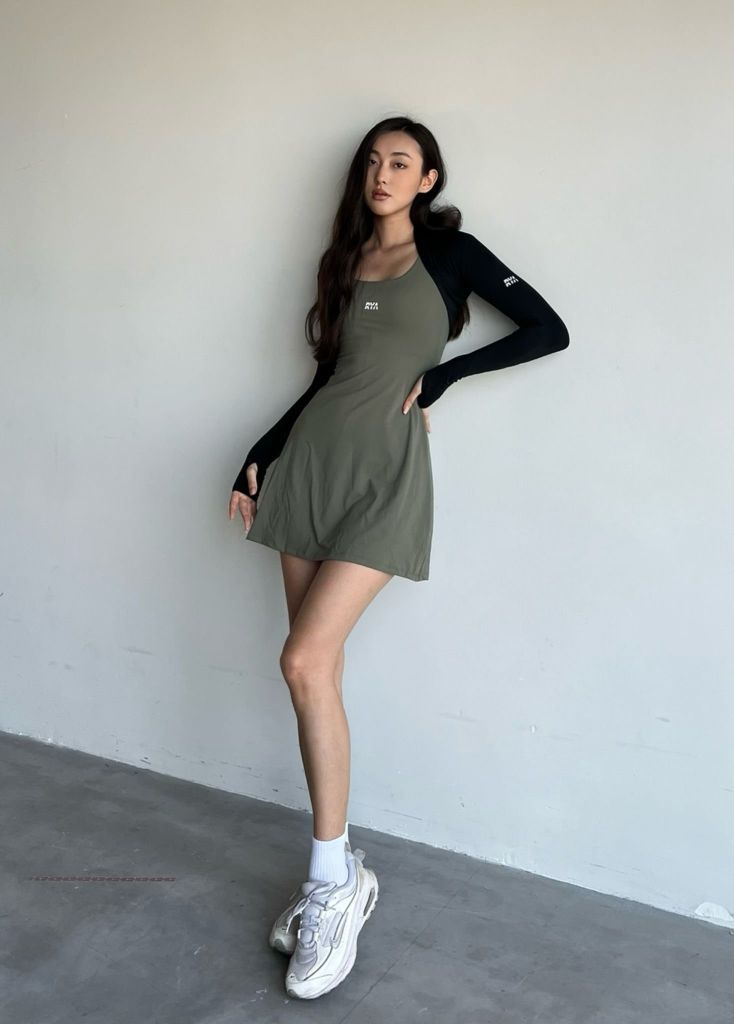 Đầm SEDONA DRESS Olive Green