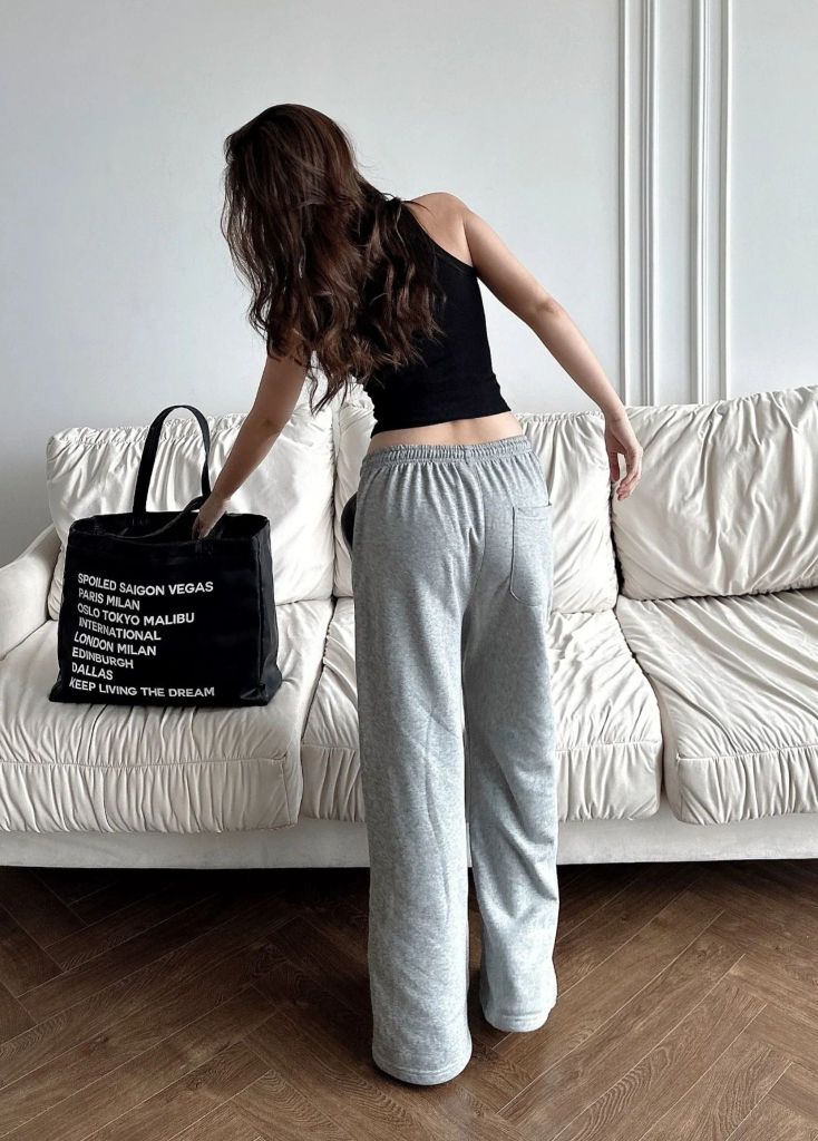 Quần RYA LOOSE PANTS Light Grey