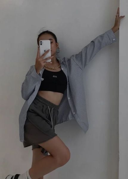  Quần LOUNGE SHORT Dark Grey 