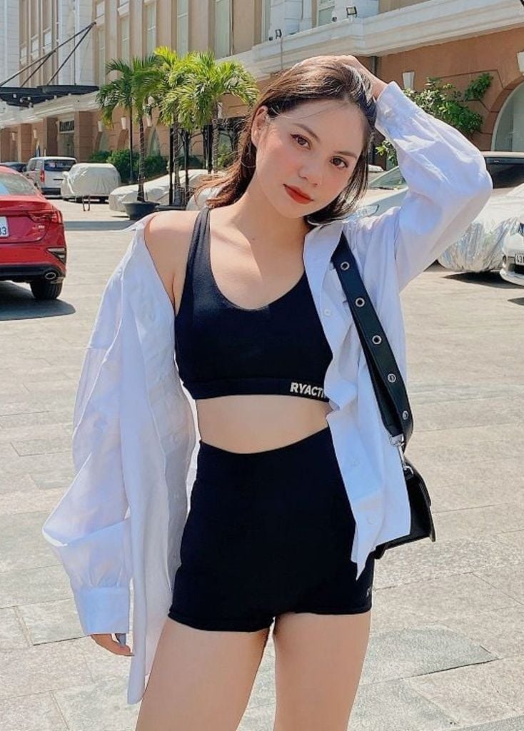 Quần SHORT BIKER Black