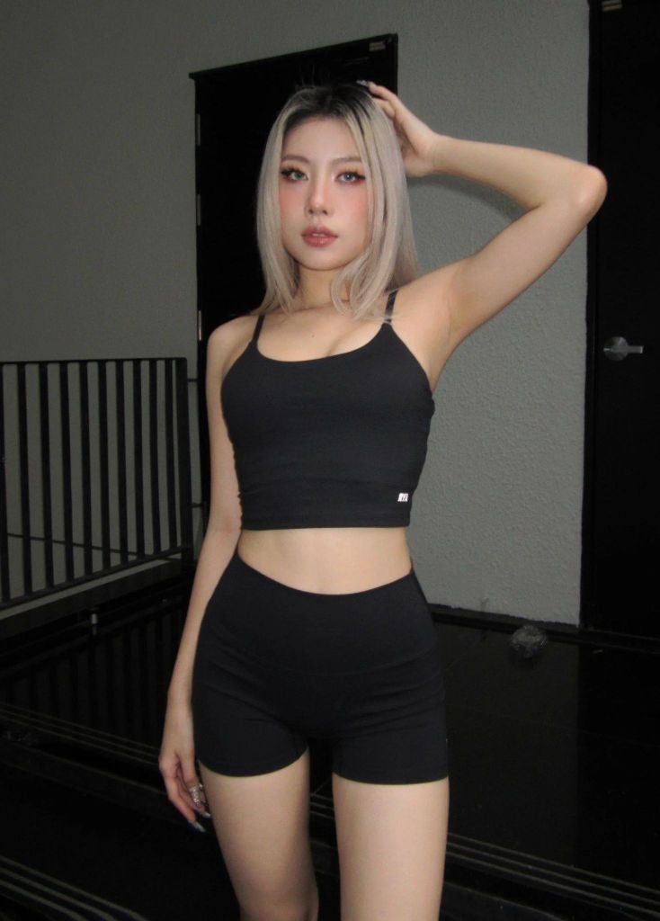 Quần SHORT BIKER Black