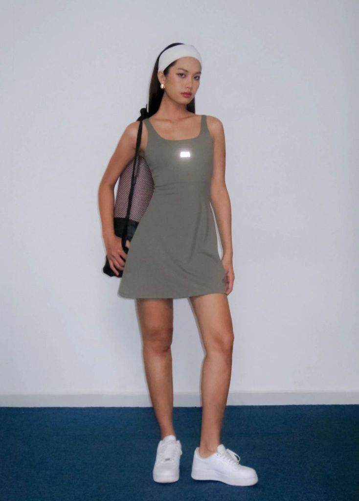 Đầm SEDONA DRESS Olive Green