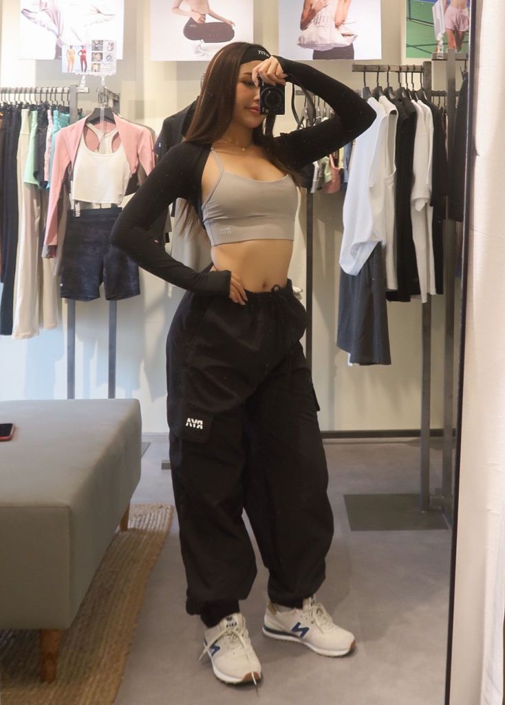 Quần RYA PARACHUTE PANTS Black