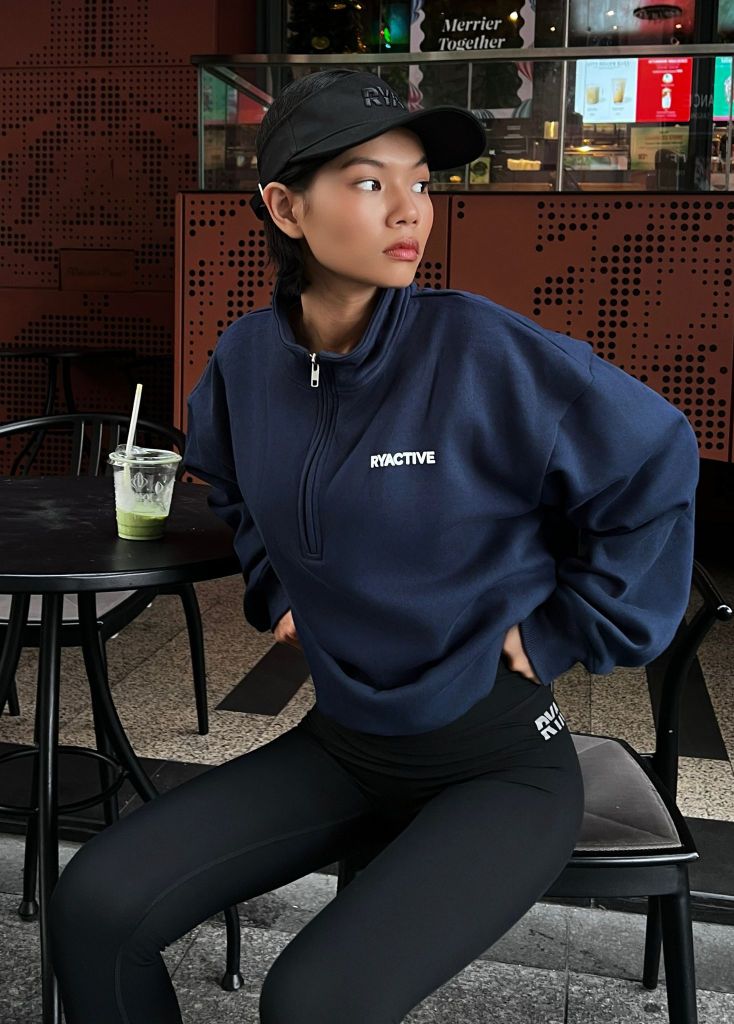 Áo CAMPUS SWEATSHIRT Navy Blue