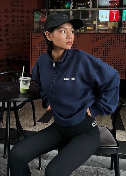  Áo CAMPUS SWEATSHIRT Navy Blue 