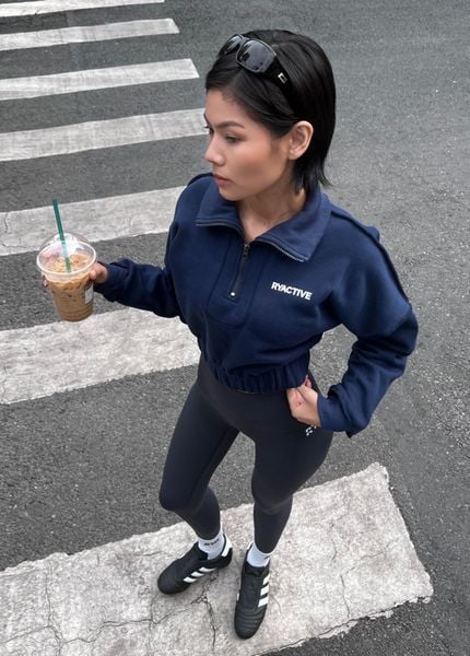  Áo RETRO SWEATSHIRT Navy Blue 