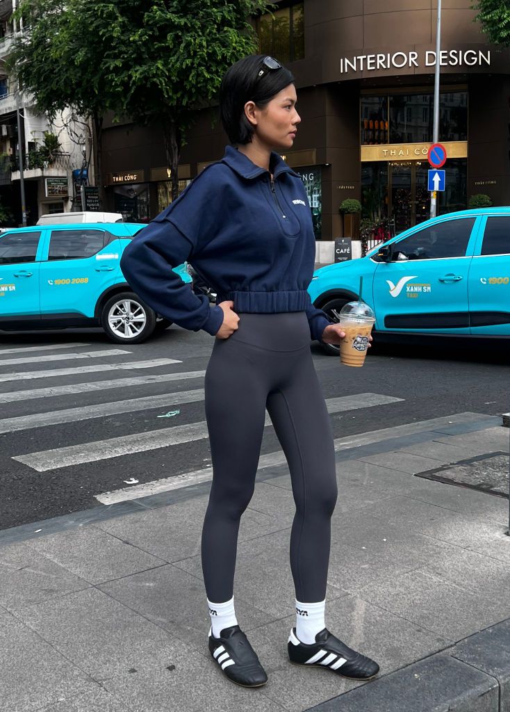 Áo RETRO SWEATSHIRT Navy Blue