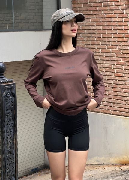  Áo thun tay dài BASIC LONGSLEEVES TEE Coffee 