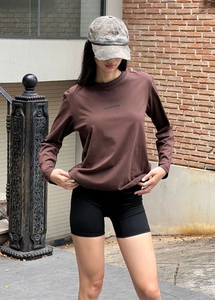  Áo thun tay dài BASIC LONGSLEEVES TEE Coffee 