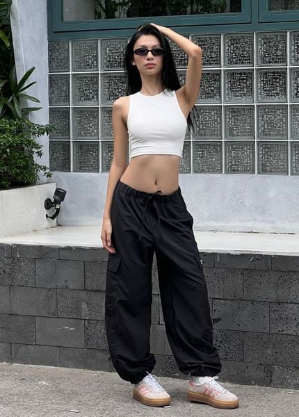  Quần RYA PARACHUTE PANTS Black 