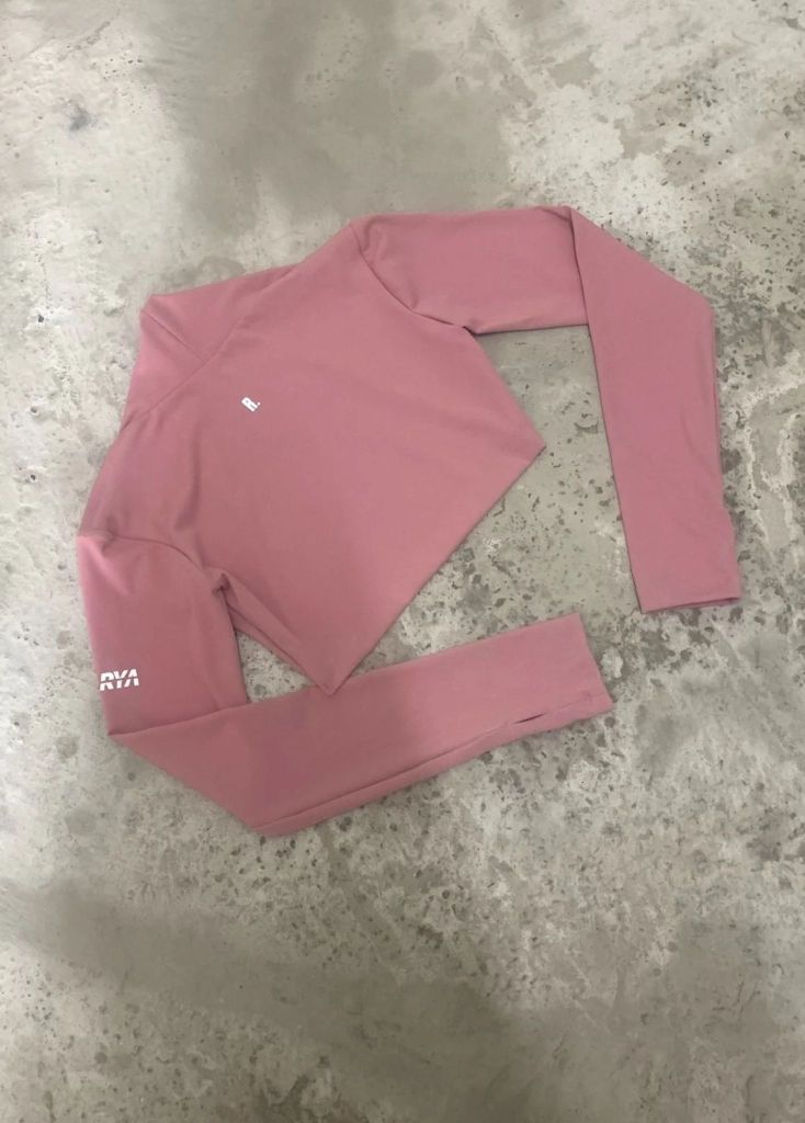 Áo khoác lửng RYSPORT ULTRA LONGSLEEVES Sakura Pink