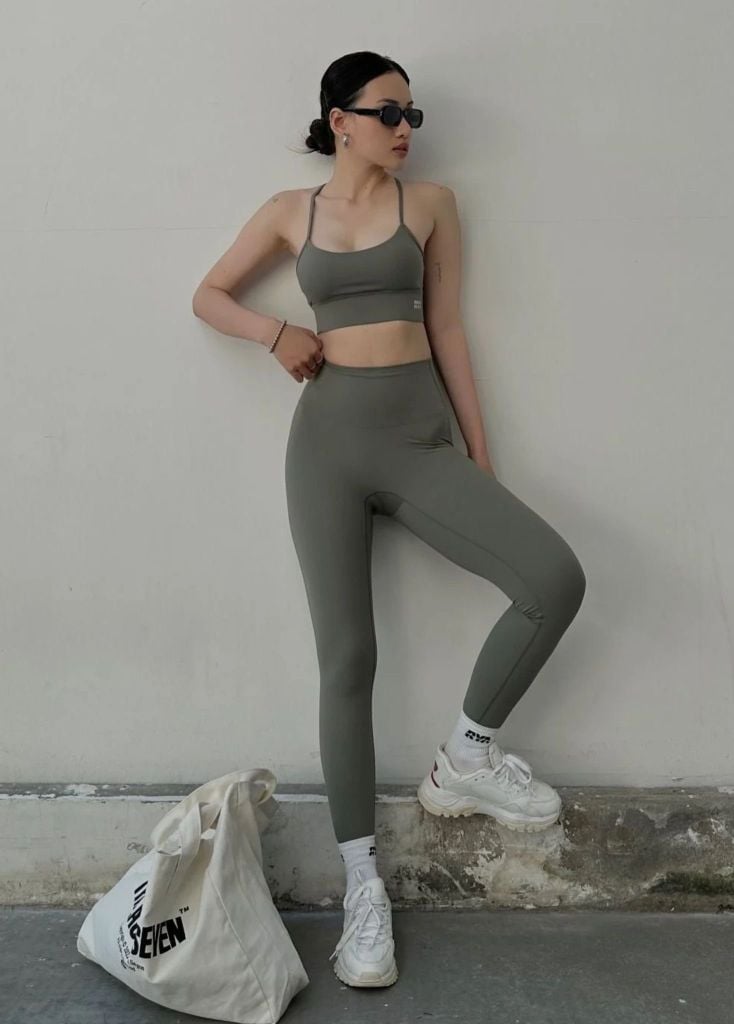 Quần RYA LEGGING Olive Green