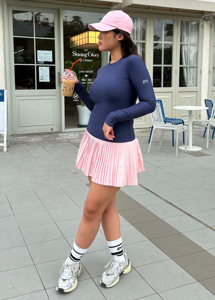 Chân váy FLOW SKIRT Baby Pink
