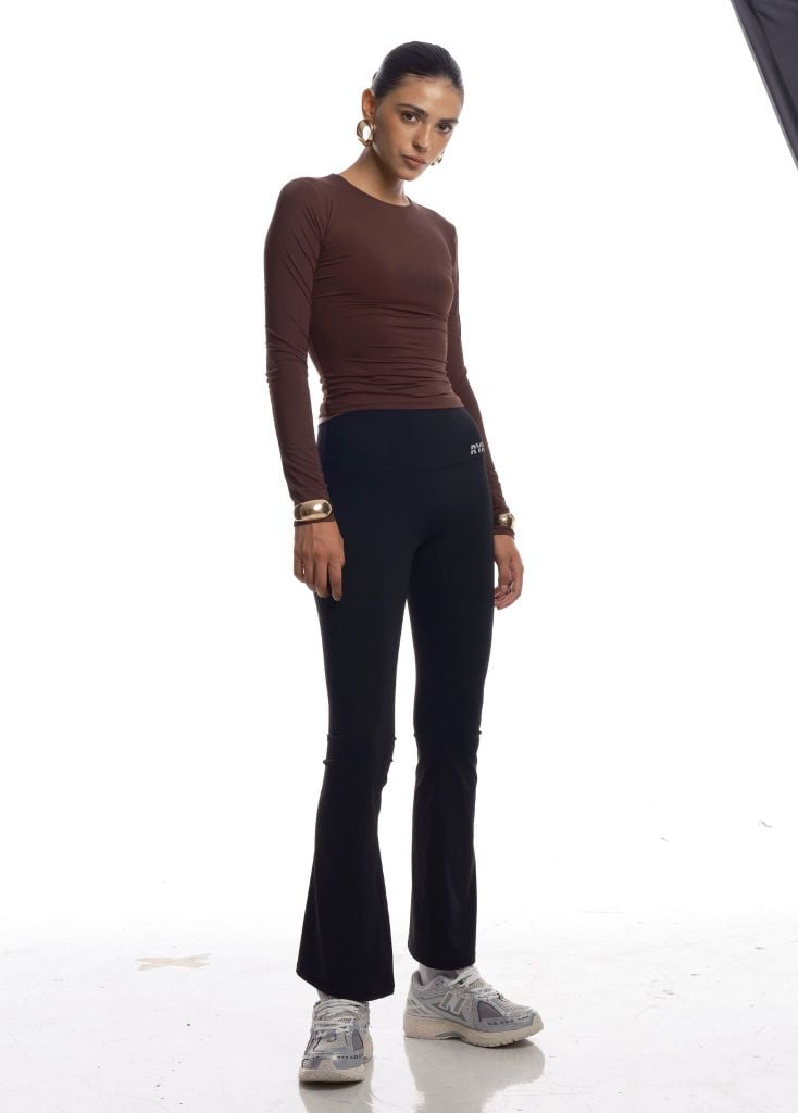 Quần FRESH FLARED LEGGING Black