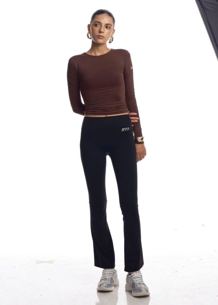 Quần FRESH FLARED LEGGING Black
