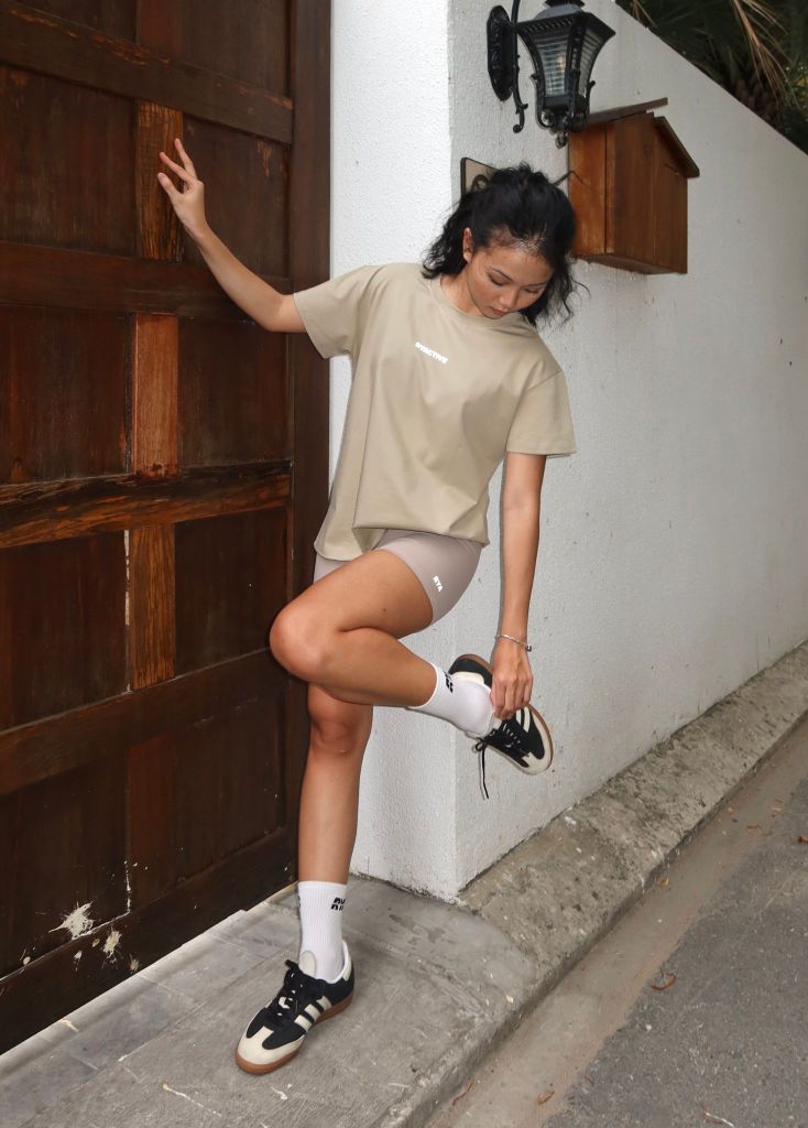 Áo thun RYACTIVE RELAXED TEE Taupe