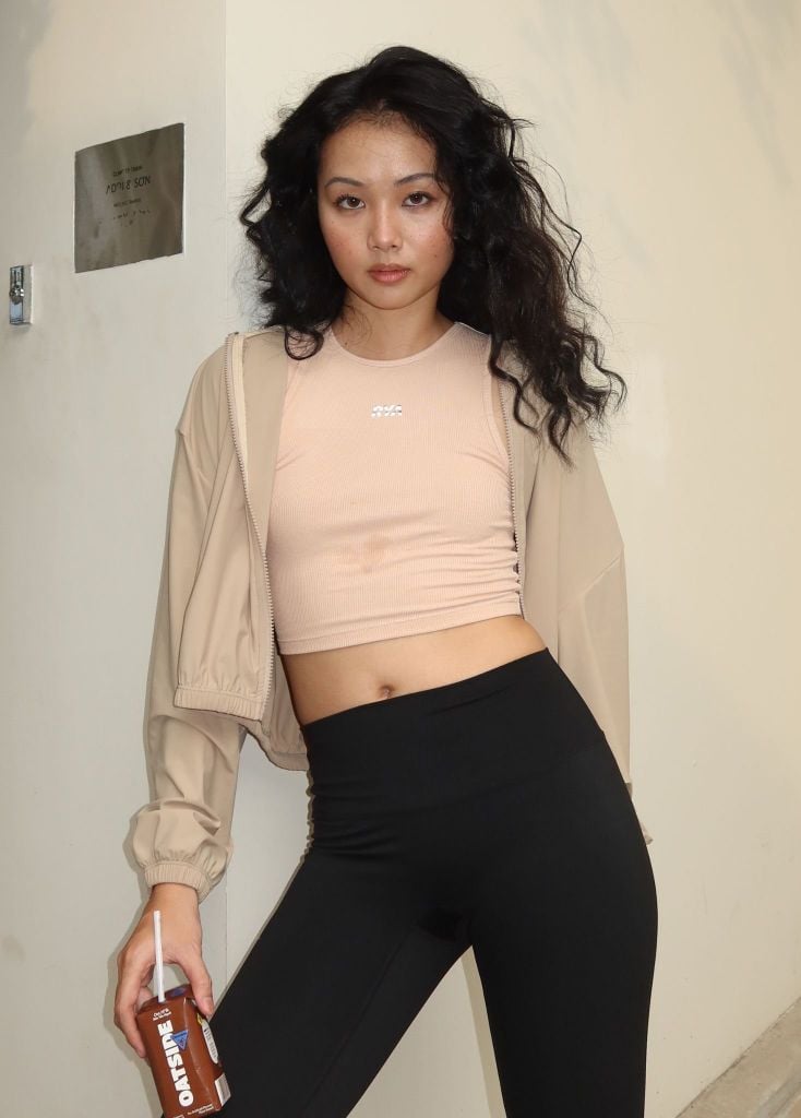 Áo thun CASUAL CROPPED TANK Nude
