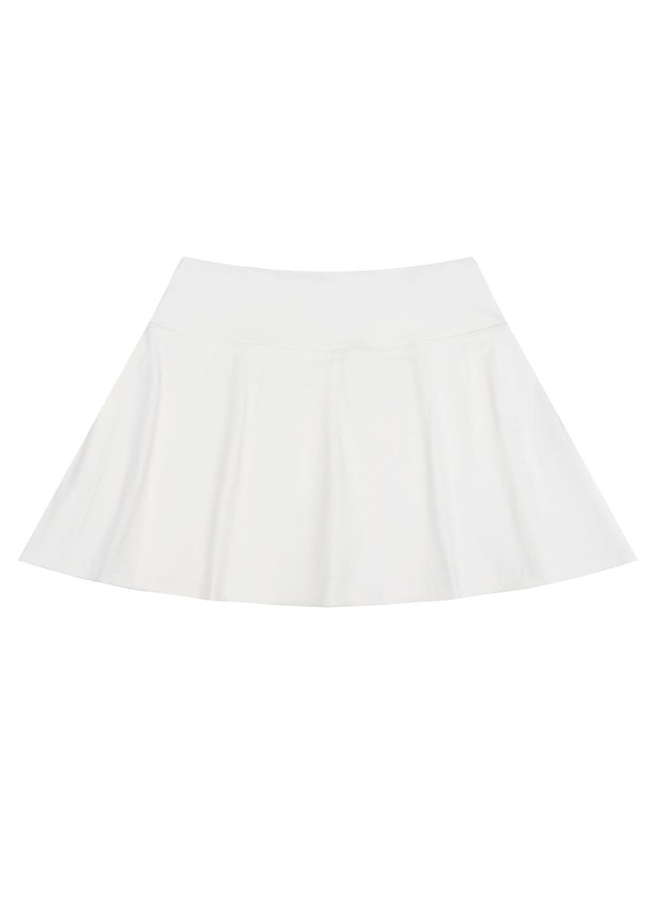 Chân váy SPLIT MINI SKIRT Creamy White