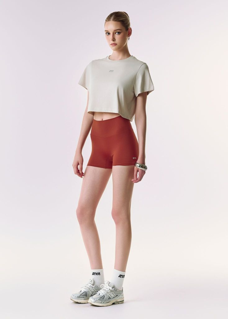 Áo thun COMFY CROPTOP Smokey Grey