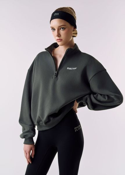  Áo CAMPUS SWEATSHIRT Iron Steel 