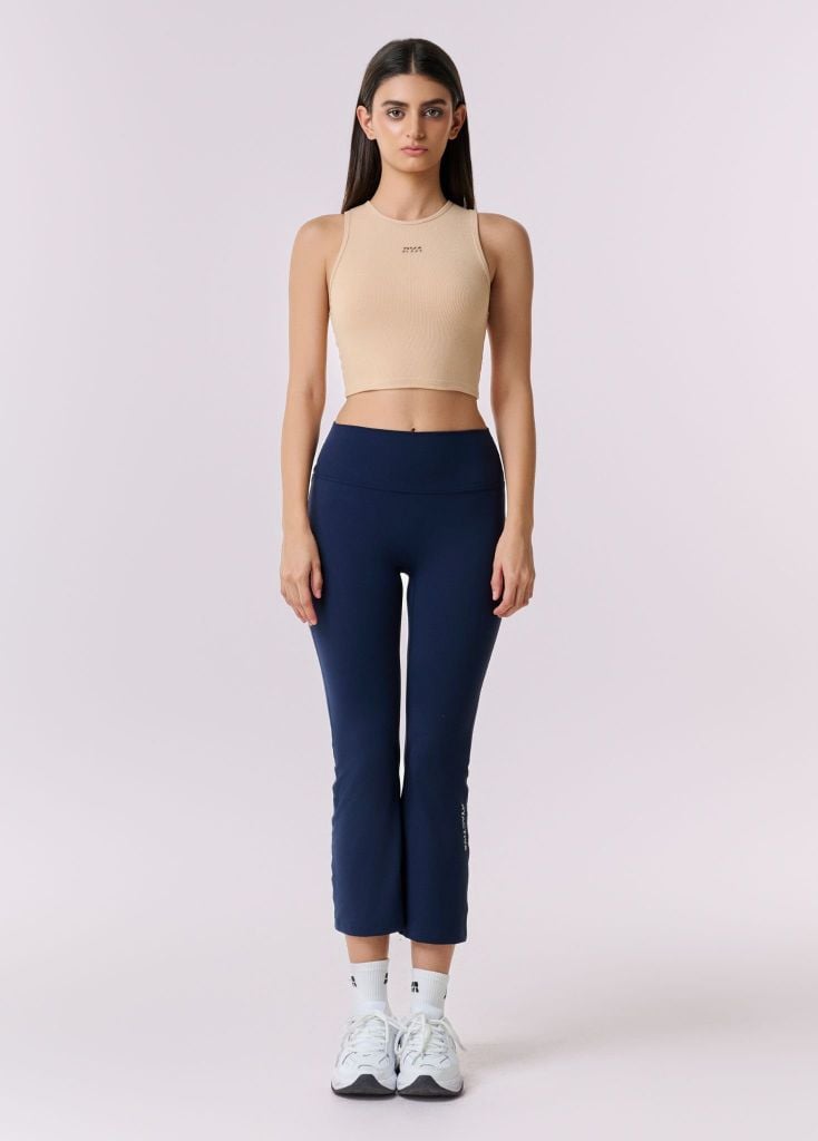 Quần OUTLINE MEDIUM FLARED LEGGING Navy