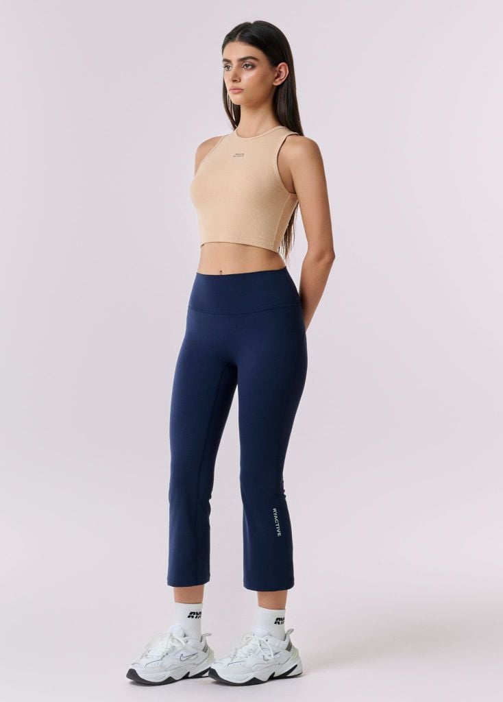 Quần OUTLINE MEDIUM FLARED LEGGING Navy