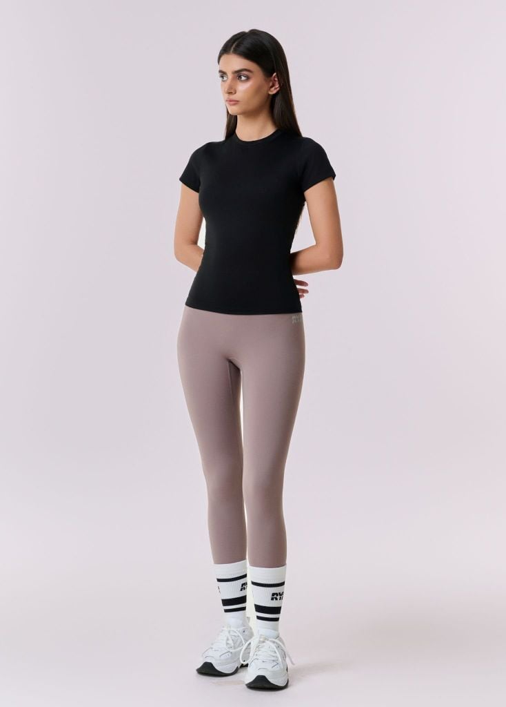 Áo tay ngắn EASY SHORTSLEEVEES TOP Black