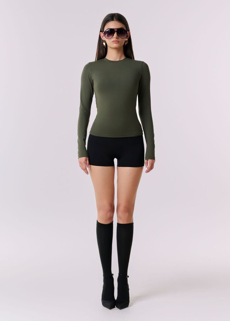 Áo tay dài SIMPLE LONGSLEEVES Dark Green