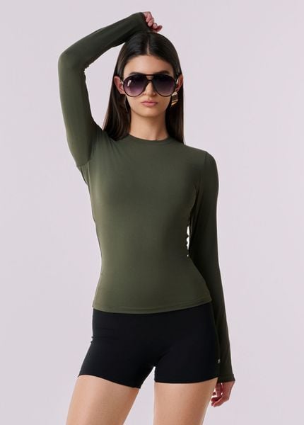  Áo tay dài SIMPLE LONGSLEEVES Dark Green 