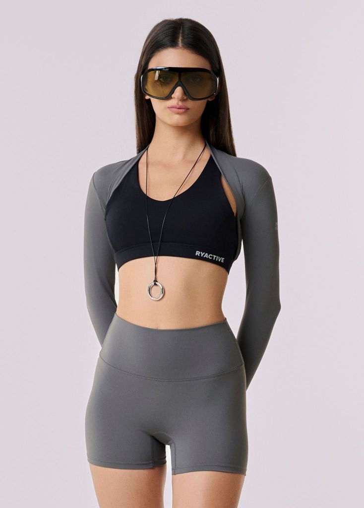 Áo khoác lửng RYSPORT ULTRA LONGSLEEVES Steel Grey
