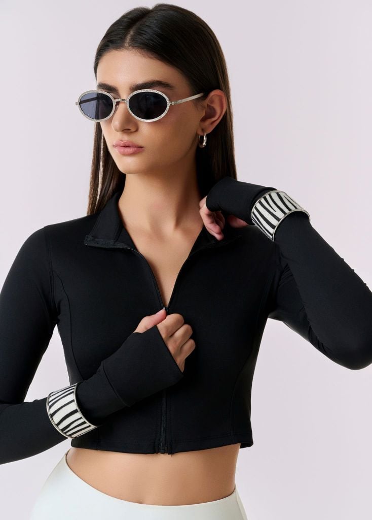 Áo khoác tay dài IMPACT ZIPPER JACKET Black