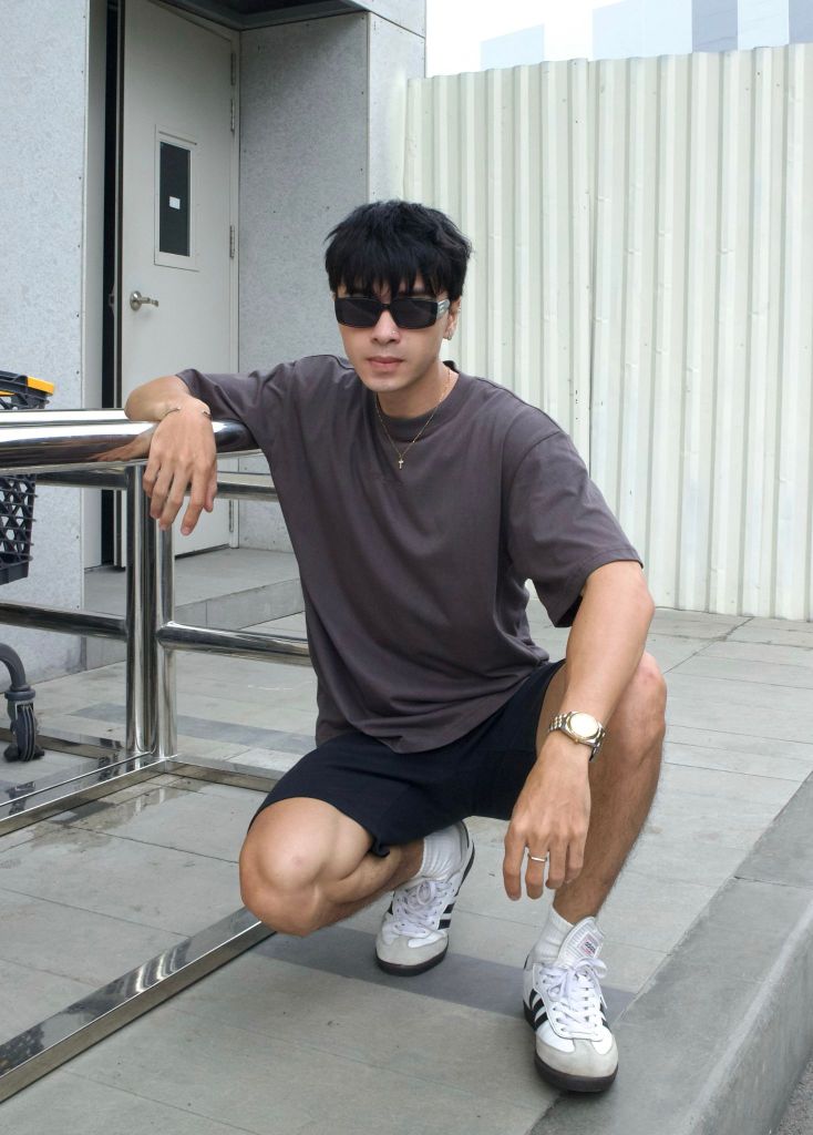 Áo thun RYACTIVE BOXY TEE Dark Grey