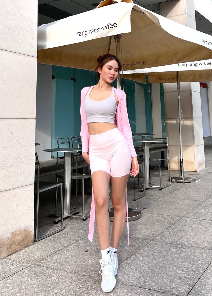 Quần MEDIUM BIKER Iace Pink