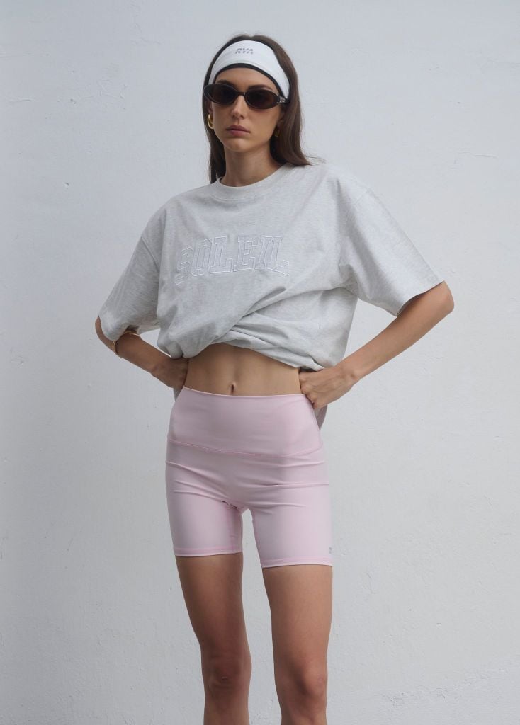 Áo thun SOLEIL BOXY TEE Melange Grey