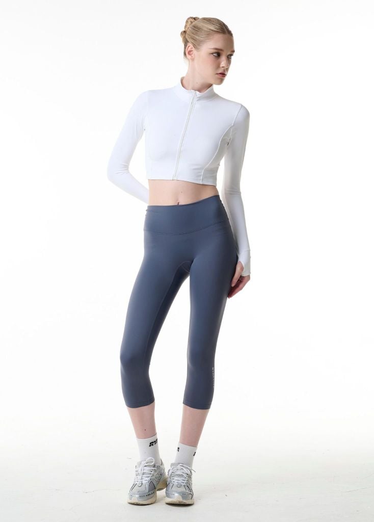 Áo khoác tay dài IMPACT ZIPPER JACKET White