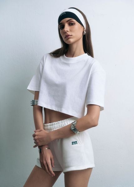  Áo thun DAILY CROPTOP White 