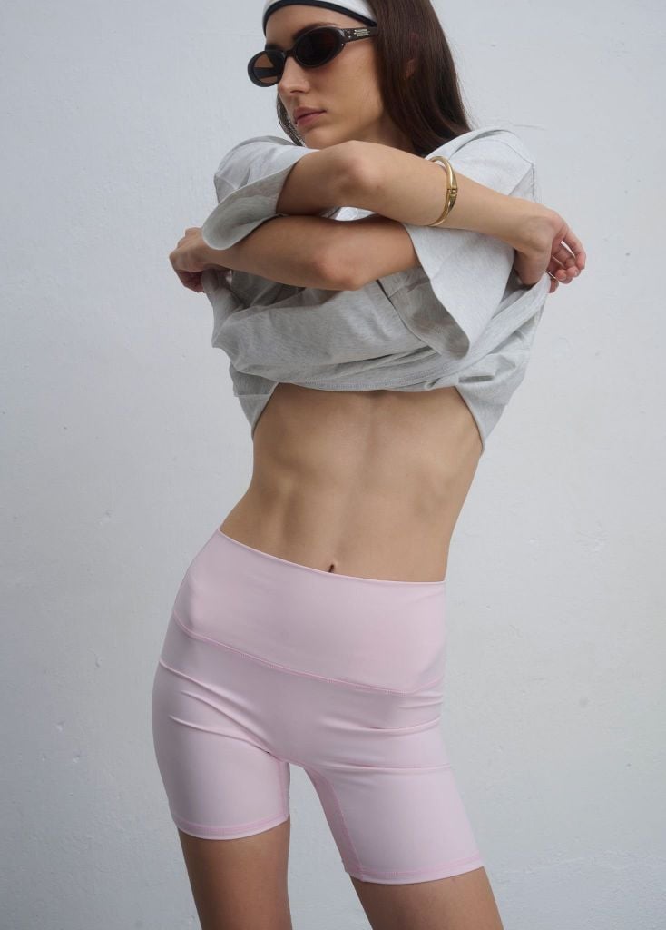 Quần MEDIUM BIKER Iace Pink