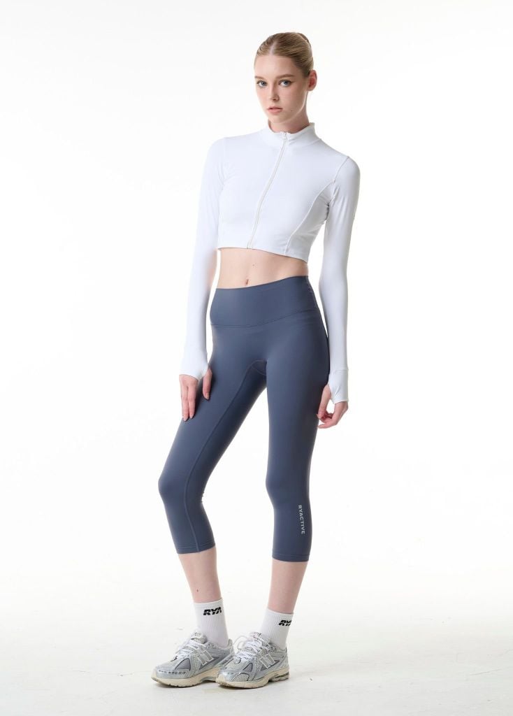 Áo khoác tay dài IMPACT ZIPPER JACKET White
