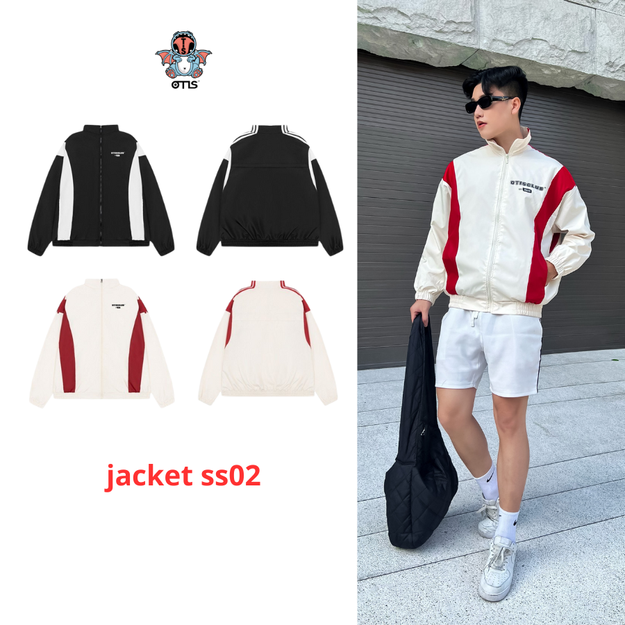  ÁO KHOÁC DÙ PHỐI 2 LỚP - ZIP JACKET PHỐI SS02 