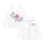  HOODIE ZIP CANDY POP 