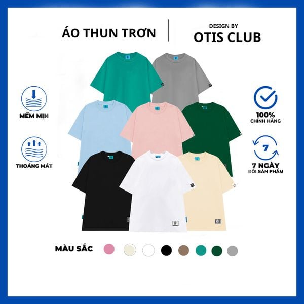 Áo thun Trơn unisex Local Brand Otis Club 