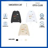  Áo thun tay dài Unisex Local Brand Otis Club - Sweater CAT 