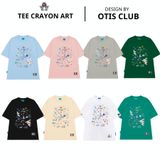  Tee Crayon Art 