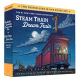  Goodnight, Goodnight, Construction Site and Steam Train, Dream Train Board Books Boxed Set 